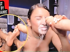 masturber ta bite avec mes pieds et une gorge profonde désordonnée et un spectacle facial par stormihart