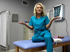 CamSoda - Nurse cougar rides dildo