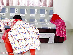 Indian guy found his maid donk cleavage naked that made him crazy