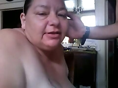 Fat mature breezy giving me head on amateur sex video