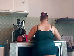 I was washing the dishes and it was molten