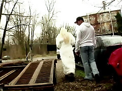 Maddy can't resist and embarks fucking Nick in the van