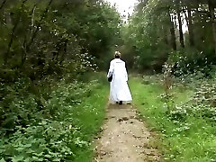 british trophy wifey in the woods