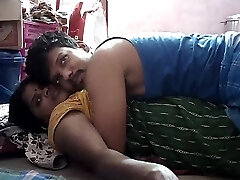Indian House Wife Hot Kissing In Husband