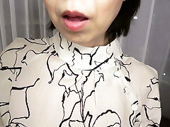 Chinese GILF takes hard cock after shower