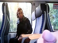 White Guy Flashing This Black Chick