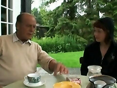 Young and elder couple having sex together