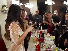 Hardcore dirty and sloppy group sex party with lot of sexy babes