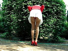 Tennis Skirt Satin Underpants