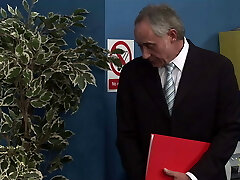 The chunky brunette likes it nut deep while her skinny blonde milf mate really enjoys riding a dick