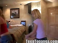 Party turns into lesbo pussy licking orgy