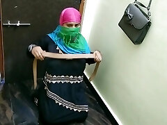 Hijab lady hard job by hindu