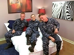 Marvelous Navy Petty Officer fucks her Sailors