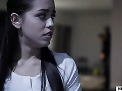 Perv man impregnates poor babysitter - Dick Chibbles and Alina Lopez