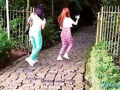 Emanuelly Raquel - Joy With My Hot Big Boobs Friend In Public! Butt And Cupcakes