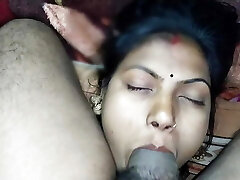 Spunk in mouth. Bhabhi Eating Cum