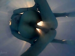 Love Making in the Pool! Our Neighbors Enjoy to Catch Us!