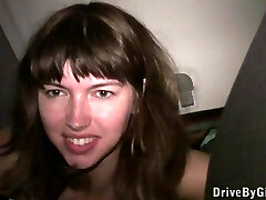 PUBLIC orgy group sex with pretty teen Part 4