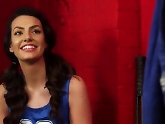 Cfnm cheerleader watches