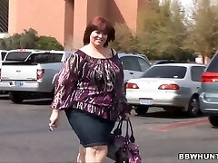 SBBW Jezzebel Joli is fucked hard by hot tempered shaven headed stud