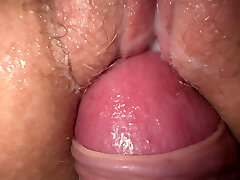 Cute teen step-sister fucked for first time, amazing creamy cooter and close-up cumshot