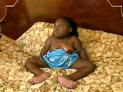 Shoe Fetish - Dark-hued midget girl fucks hard white cock