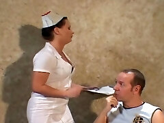 Nurse fucking in tights and uniform