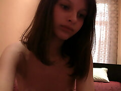 Small Titty Teen Liona In Black Pantyhose Self Shot