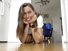 Gaping Wide Hairy Pussy Bush - Leaks Cum and Blasts Pee