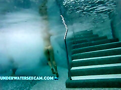 She Disappears In The Underwater Turbulence But Our Covert Camera Catches Everything