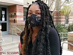 زیبا, سیاه پوست, باکره می شود کف مکیده