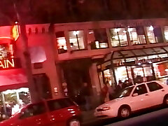 Amazing threesome in the van