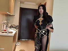 Chinese Girl In A Dress