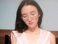 Fledgling young teen solo masturbation on her livingroom