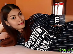 TukTukPatrol &ndash; Skinny Hairy Snatch Thai Babe Rides Big Foreign Chisel