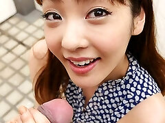 Nami Honda Swallows Jizz On Her Birthday - JapanHDV