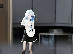 Mmd maid miku sting 3d hentai