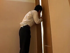 Mother in hot pants asian