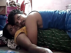 Indian House Wife Hot Kissing In Hubby