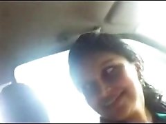 Desi Office Girlfriend with Chief in car