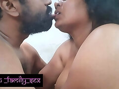 Indian Step Mommy and step son lip lock