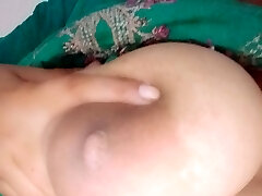 Phat boobs with big nibbles in black color