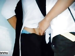 Desi pakistani college student leaked sex MMS movie in Hindi audio, Desi pak collage student hot romantic hook-up in collage