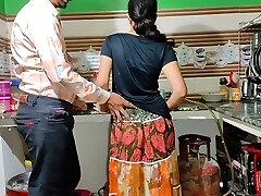 Indian Maid Ravaged By Owner, Desi Maid Fucked In The Kitchen , Clear Hindi Audio Orgy