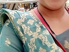 Sangeeta Heads To A Mall Unisex Wc And Gets Horny While Pissing And Farting (Telugu Audio) 