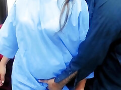 pakistano medico lampeggiante cazzo per infermiera andato in sesso anale con chiaro hindi audio