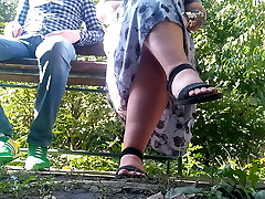 Hot mother-in-law showed a fountain of urine from her meaty snatch