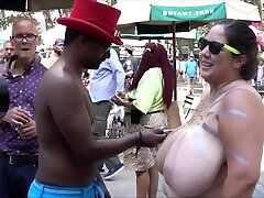The 2018 NYC GoTopless Day End Of Event At Bryant Park