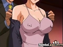 Hentai.xxx - Busty COUGAR'S First Threesome