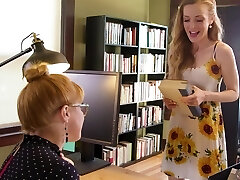 Mature lady teaches two college girls all about chick pleasures
